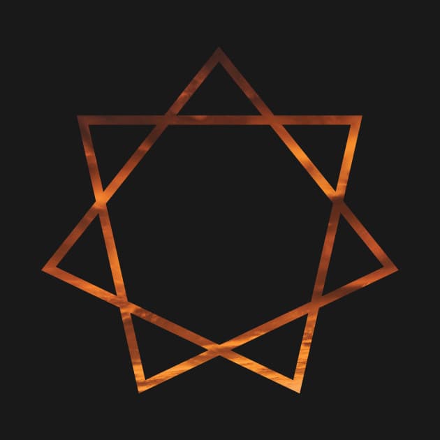 How to make a heptagram with SVG